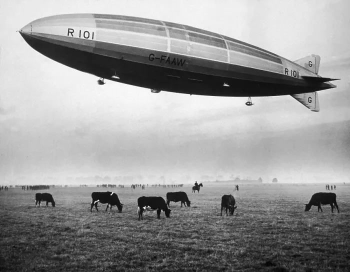 Framed Print : Rural Air Ship Framed Print : Rural Air Ship