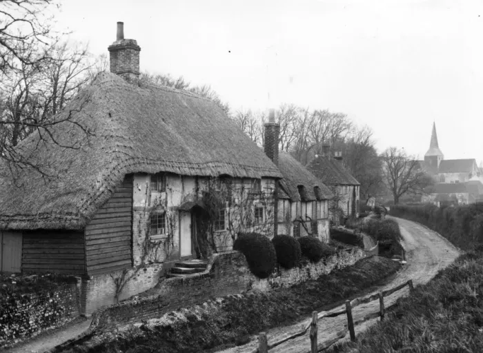 Framed Print : Rural Cottages