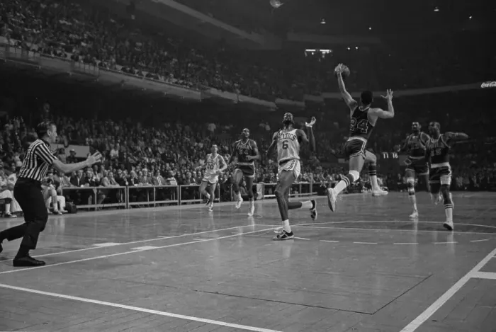 Framed Print : Bill Russell and Wally Jones Framed Print : Bill Russell and Wally Jones