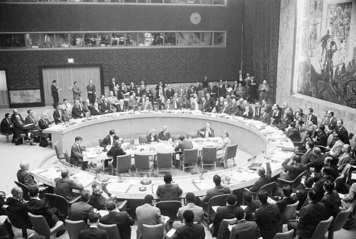 Framed Print : Russian Ambassador Ignores U.N. Proceedings Framed Print : Russian Ambassador Ignores U.N. Proceedings