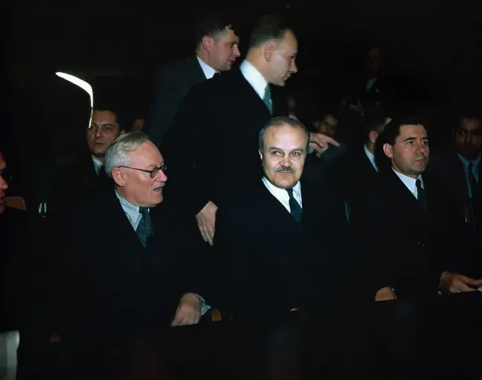 Framed Print : Russian Delegates to the United Nations Framed Print : Russian Delegates to the United Nations