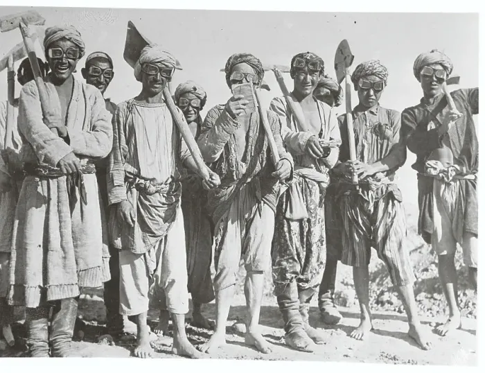 Framed Print : Russian Labor Workers Posing with Shovels Framed Print : Russian Labor Workers Posing with Shovels