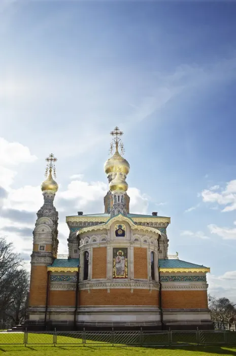 Framed Print : Russian Orthodox Church in Darmstadt Framed Print : Russian Orthodox Church in Darmstadt