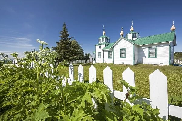 Russian Orthodox church of The Transfiguration of Our Lord, Ninilchik, Kenai, Alaska, United States