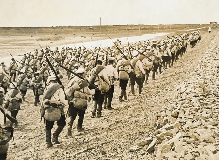 Framed Print : Russian Troops Marching Framed Print : Russian Troops Marching