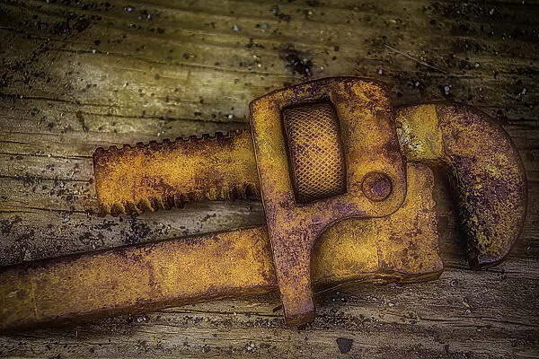 Rusty Pipe Wrench