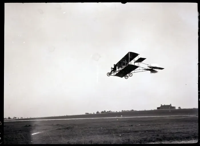 Framed Print : Ruth Law Flying In Biplane Framed Print : Ruth Law Flying In Biplane