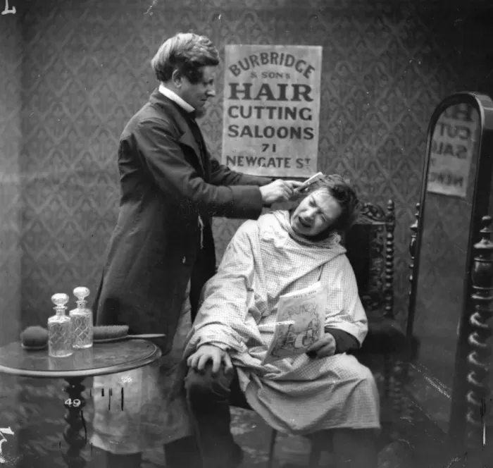 Framed Print : Ruthless Barber