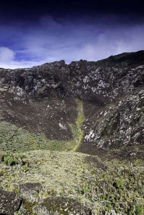 Framed Print : Rwenzori Mountains, Uganda Framed Print : Rwenzori Mountains, Uganda