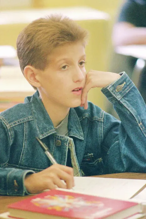 Framed Print : Ryan White Attending Math Class Framed Print : Ryan White Attending Math Class