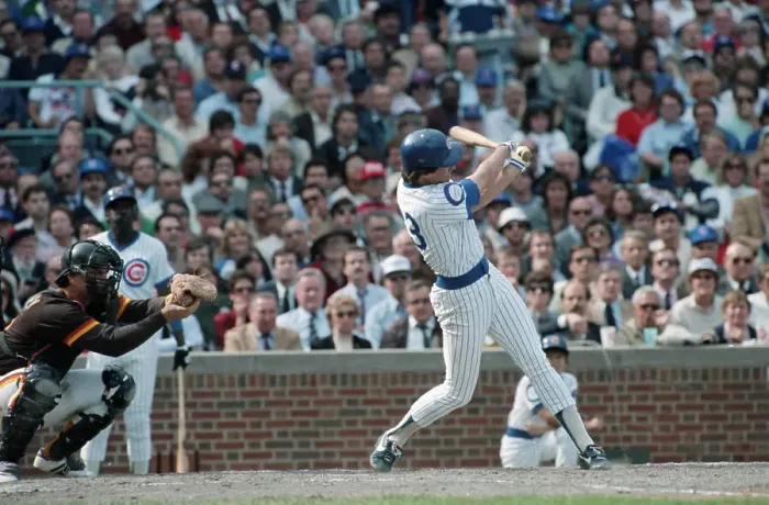 Framed Print : Ryne Sandberg Batting for the Cubs