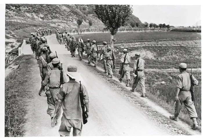 Framed Print : S. Korean Soldiers March W / New Equip Framed Print : S. Korean Soldiers March W / New Equip
