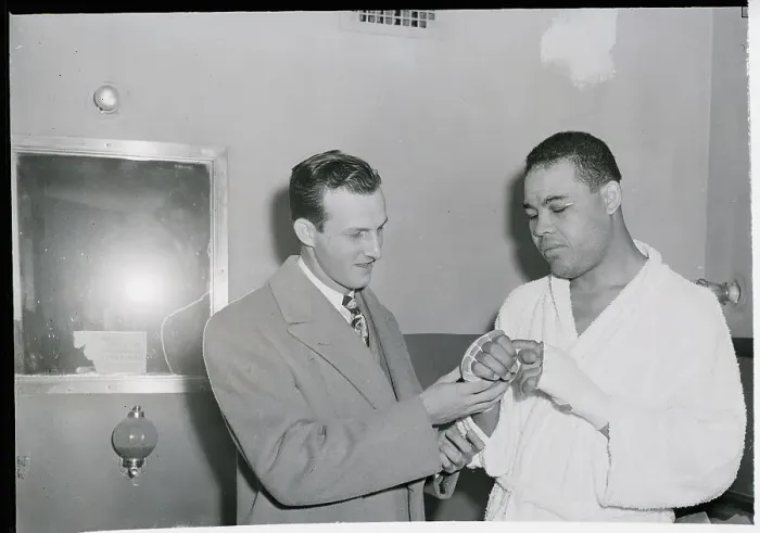 Framed Print : S. Musial Holds Joe Louis Right Hand Framed Print : S. Musial Holds Joe Louis Right Hand