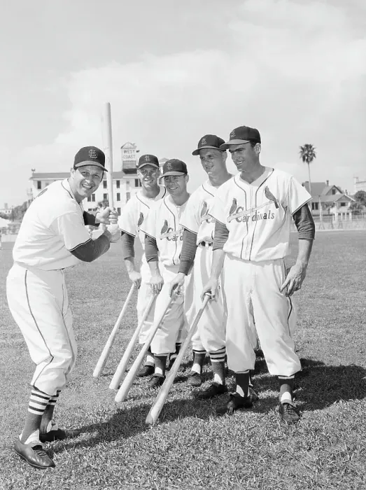Framed Print : S. Musial Shows Teammates Batting Stance Framed Print : S. Musial Shows Teammates Batting Stance