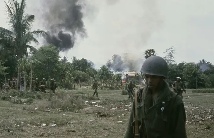 Framed Print : Sa Ang, Vietnam War