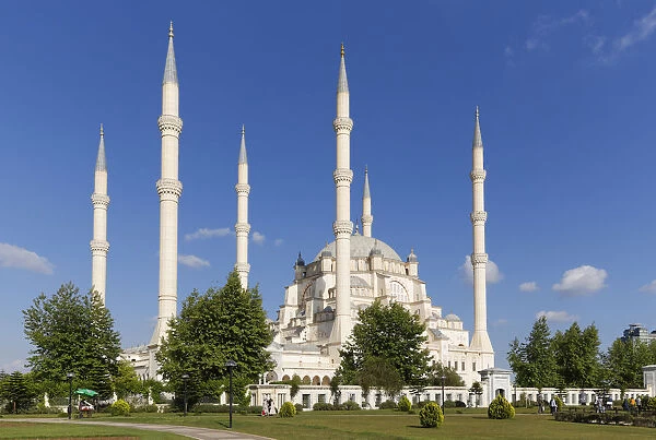 Sabanci Central Mosque, Sabanci Merkez Camii, the largest mosque in Turkey, Merkez Park, Adana, Cukurova, Mediterranean, Turkey