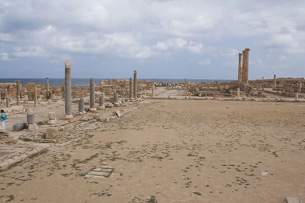 Sabratha. The ruins of Sabratha in Libya