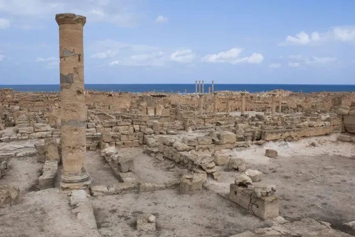 Framed Print : Sabratha. Mausoleum Phoenician Framed Print : Sabratha. Mausoleum Phoenician