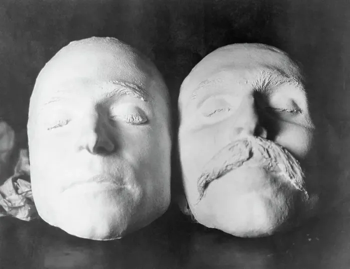 Framed Print : Sacco-Vanzetti Death Masks Framed Print : Sacco-Vanzetti Death Masks