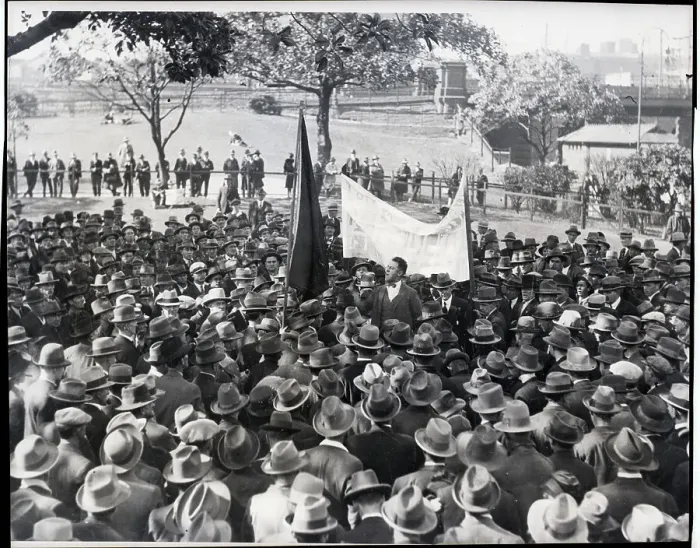 Framed Print : Sacco Vanzetti Demonstration In Sydney Framed Print : Sacco Vanzetti Demonstration In Sydney