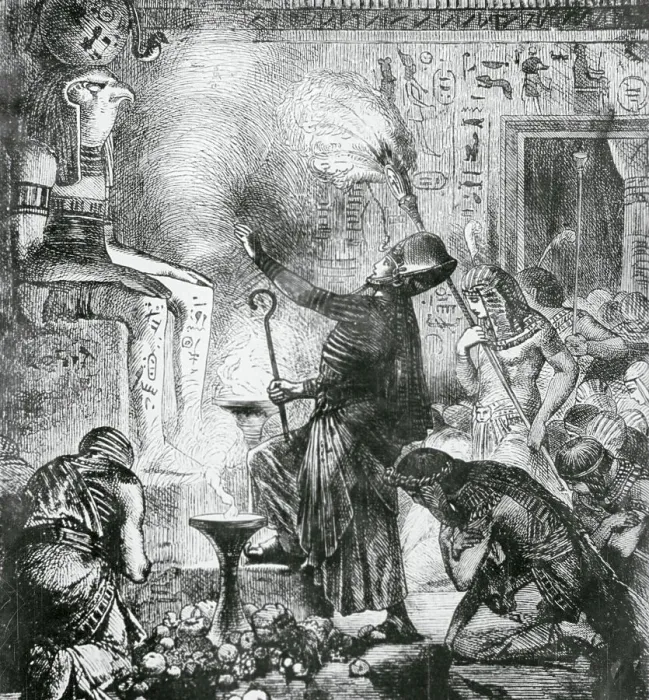 Framed Print : Sacrifice Being Offered to Ra Framed Print : Sacrifice Being Offered to Ra