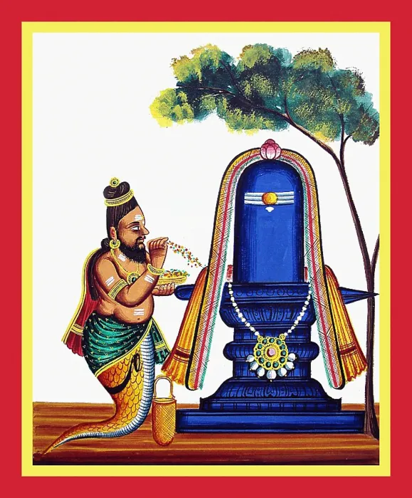 Framed Print : The sage Patanjali Framed Print : The sage Patanjali