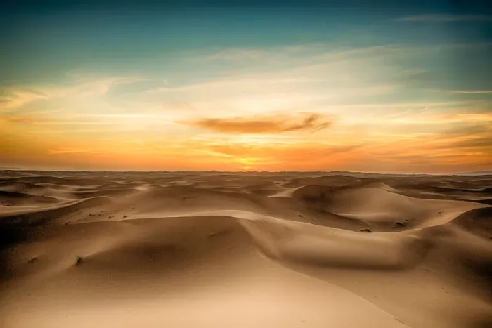 Framed Print : Sahara Desert Twilight