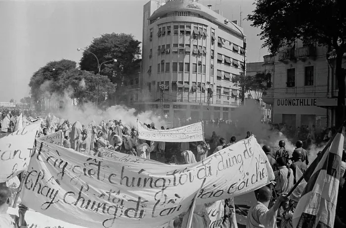 Framed Print : Saigon Demonstration Framed Print : Saigon Demonstration