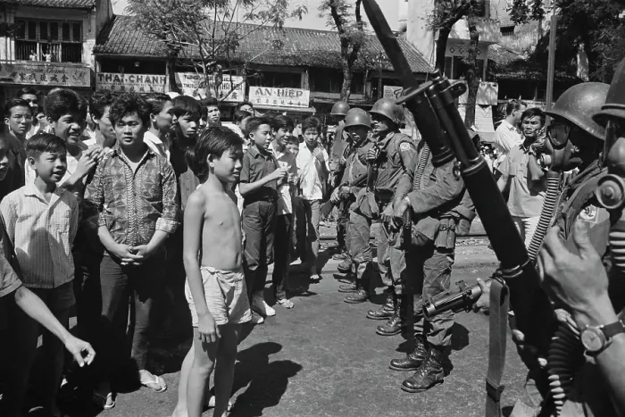 Framed Print : Saigon Demonstration Framed Print : Saigon Demonstration