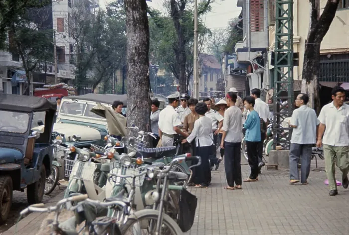 Framed Print : Saigon Marketplace, Vietnam War Framed Print : Saigon Marketplace, Vietnam War