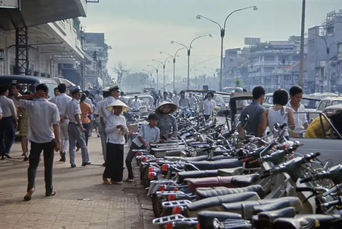 Framed Print : Saigon Marketplace, Vietnam War Framed Print : Saigon Marketplace, Vietnam War
