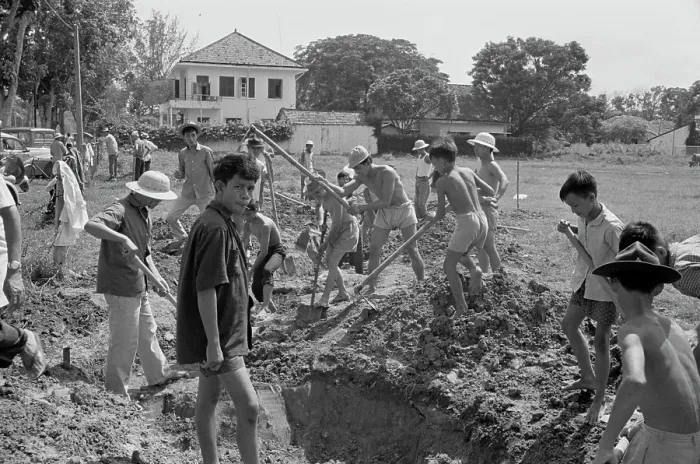 Framed Print : Saigon Preparations Framed Print : Saigon Preparations