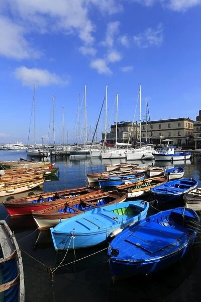Sailing boats in the Borgo Marina