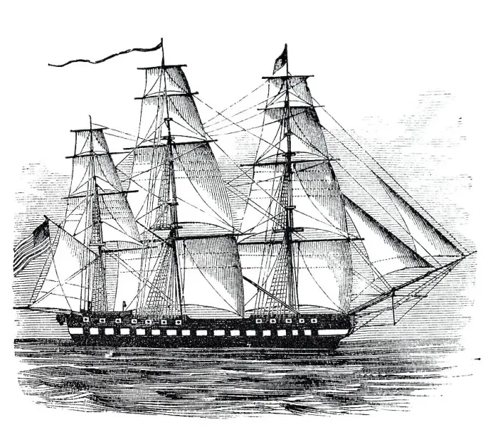 Framed Print : Sailing ship The Constitution Framed Print : Sailing ship The Constitution