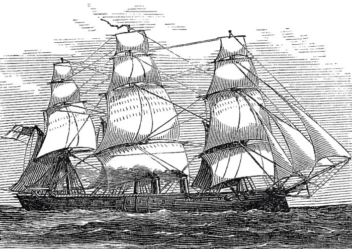 Framed Print : Sailing ship The Inconstant Framed Print : Sailing ship The Inconstant