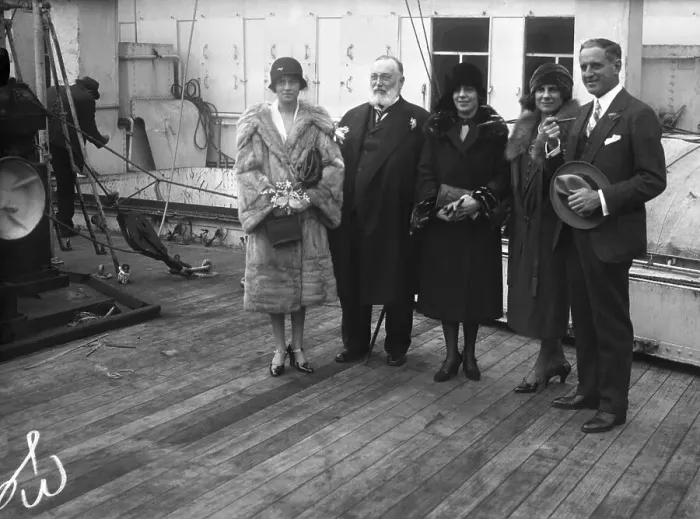 Framed Print : Sailing on the S.S. Paris Framed Print : Sailing on the S.S. Paris