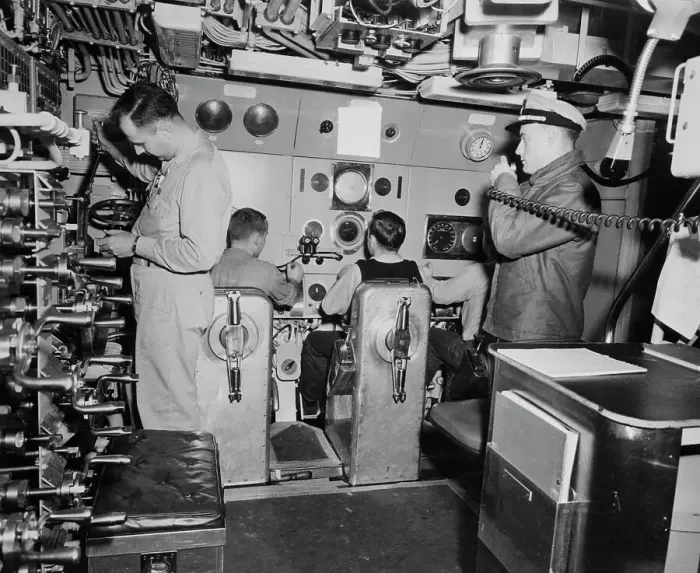 Framed Print : Sailors Manning Stations of Submarine Control Room Framed Print : Sailors Manning Stations of Submarine Control Room