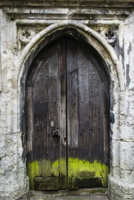 Framed Print : Saint Alpheges Church Door Framed Print : Saint Alpheges Church Door