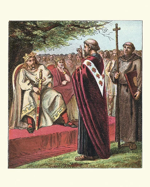 Saint Augustine and the Saxon