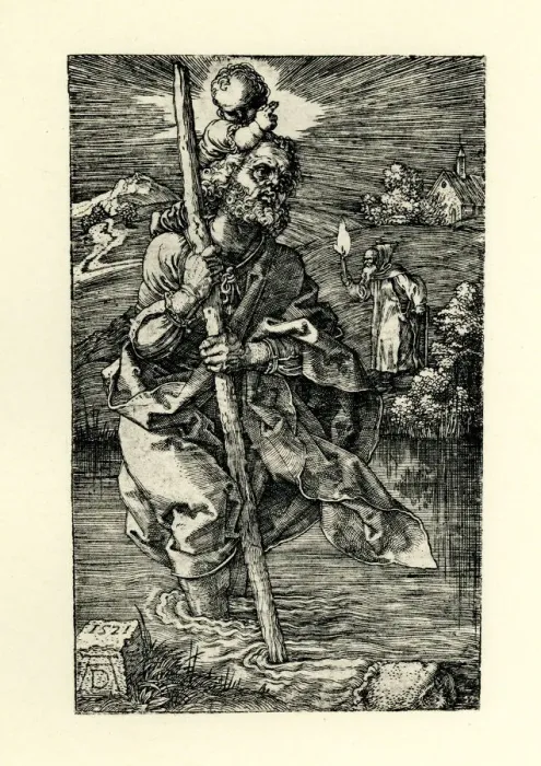 Framed Print : Saint Christopher Framed Print : Saint Christopher
