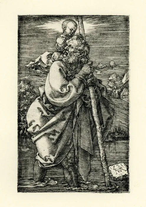 Framed Print : Saint Christopher Framed Print : Saint Christopher