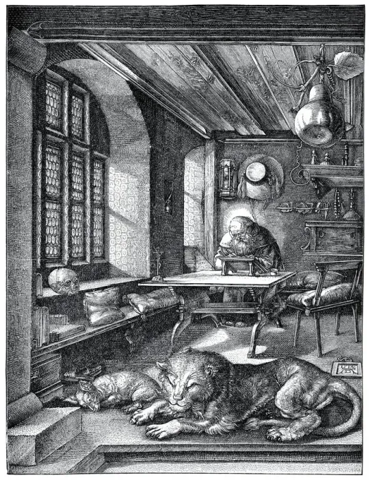 Framed Print : Saint Jerome in his Cell Framed Print : Saint Jerome in his Cell