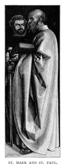 Framed Print : Saint Mark and Saint Paul by Albrecht Durer