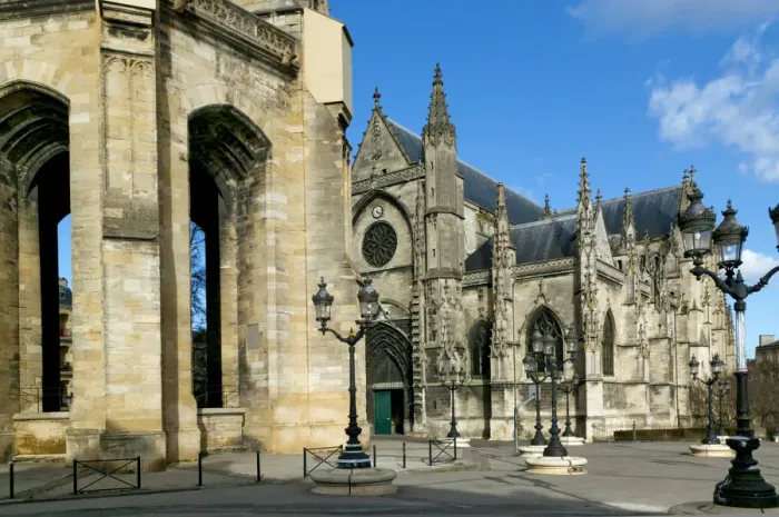 Framed Print : Saint Michel Basilica, Bordeaux, Gironde, Aquitaine, France