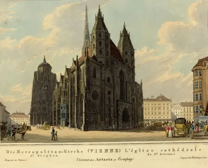 Framed Print : Saint Stephens Cathedral in Vienna Framed Print : Saint Stephens Cathedral in Vienna