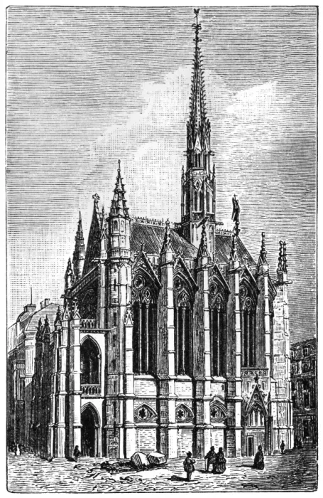 Framed Print : Sainte-Chapelle in Riom