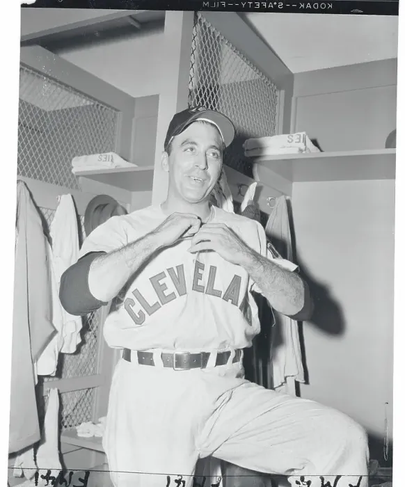 Framed Print : Sal Maglie Wearing a Cleveland Indians Uniform Framed Print : Sal Maglie Wearing a Cleveland Indians Uniform