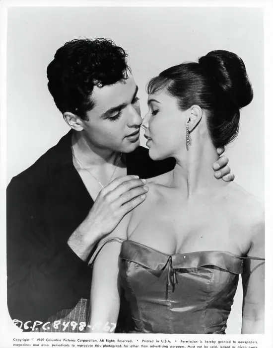 Framed Print : Sal Mineo And Susan Kohner In The Gene Krupa Story