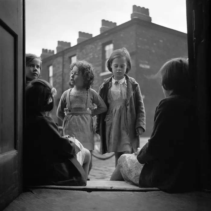 Framed Print : Salford Girls Framed Print : Salford Girls