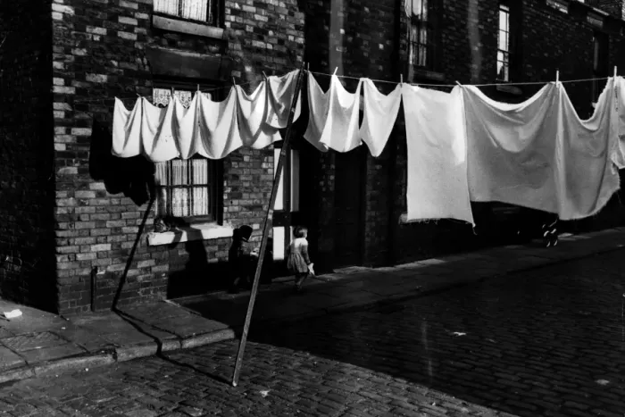 Framed Print : Salford Slum; The Housing Jungle